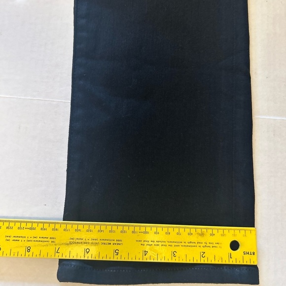 Lands' End high rise straight black denim jeans NWT Sz-4. O2 - Picture 7 of 10